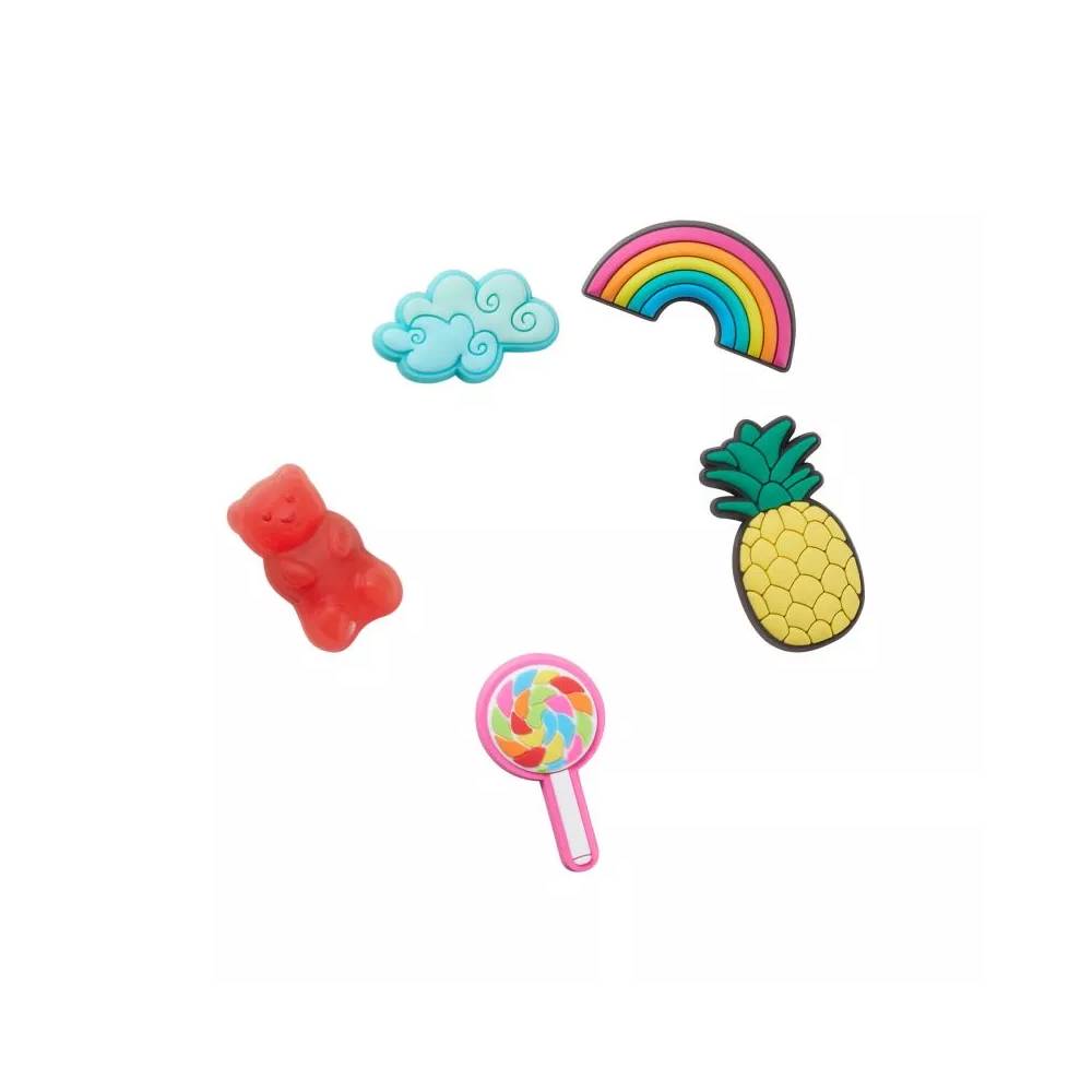 Crocs Jibbitz™ Happy Candy 5 pakuotės smeigtukai 10008077