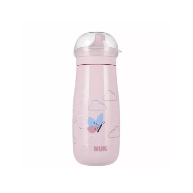 NUK 225323 Mini 300 ml puodelis + 9 m drugelis