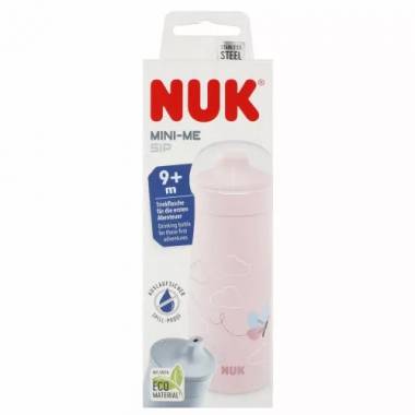 NUK 225323 Mini 300 ml puodelis + 9 m drugelis