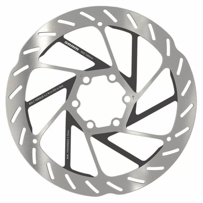 Stabdžių diskas SRAM HS2 // 6-bolt, 160 mm