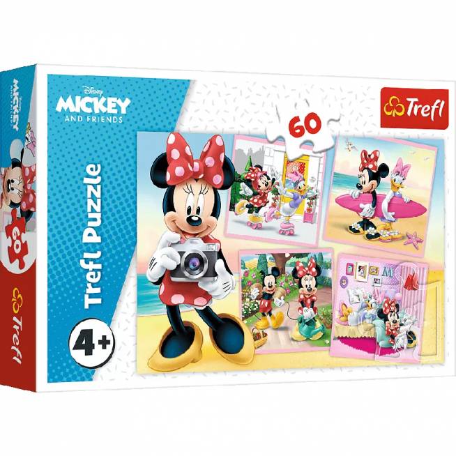 TREFL 17360 Dėlionė 60 dalių Urocza Minnie Minnie