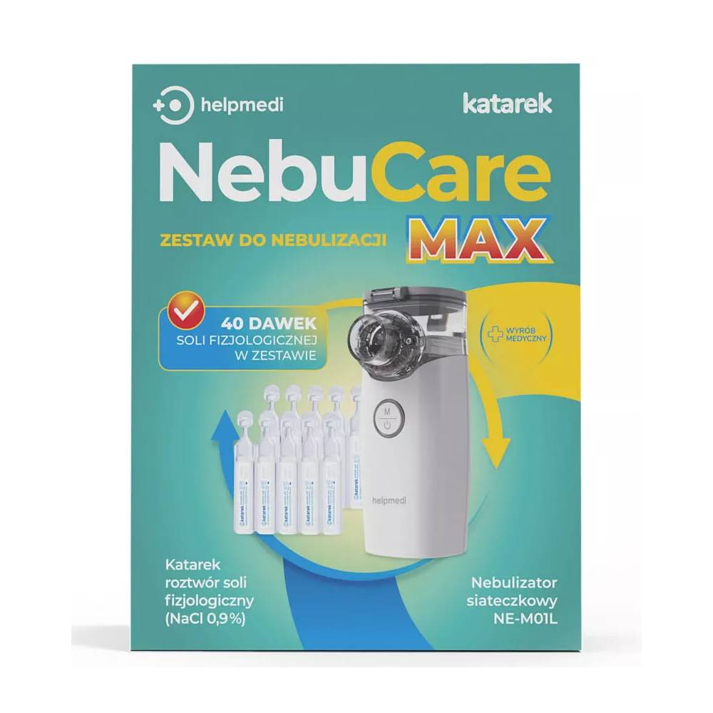 HELPMEDI "Katarek Nebucare MAX" nebulizavimo rinkinys