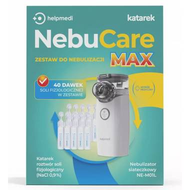 HELPMEDI "Katarek Nebucare MAX" nebulizavimo rinkinys