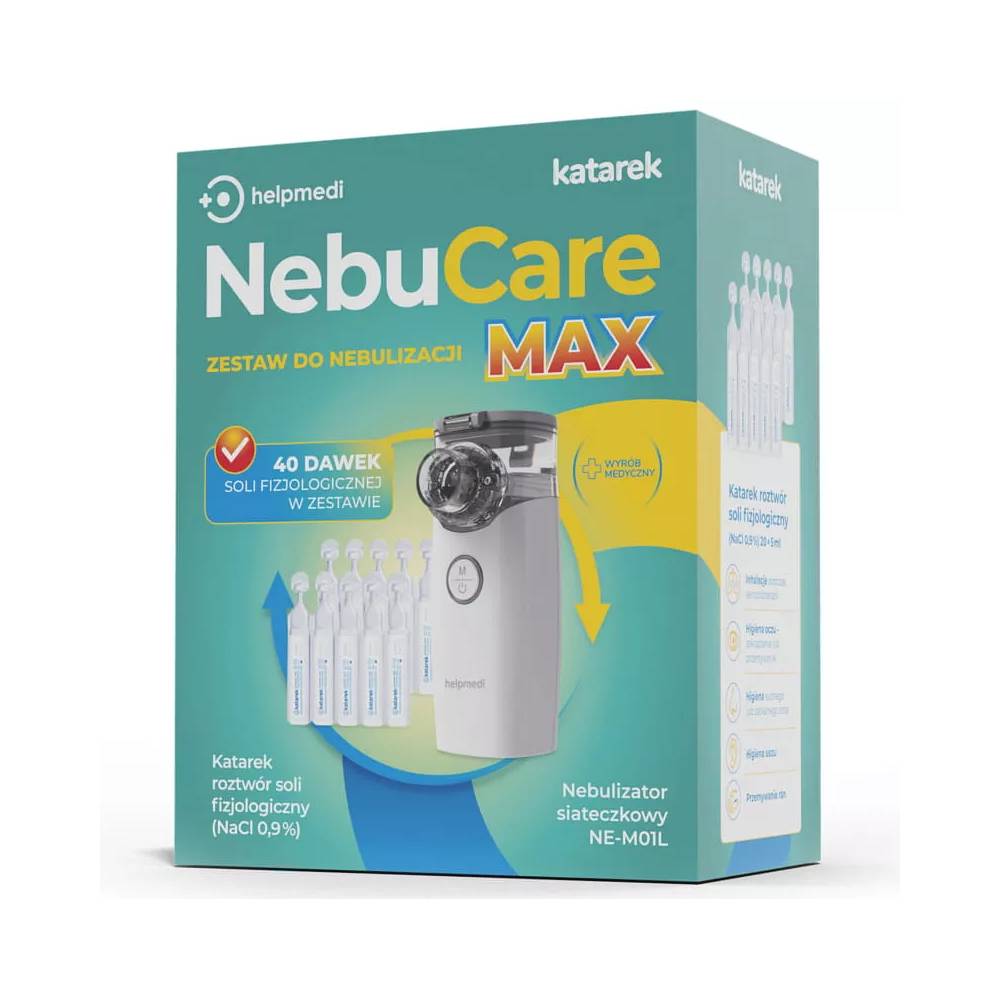 HELPMEDI "Katarek Nebucare MAX" nebulizavimo rinkinys