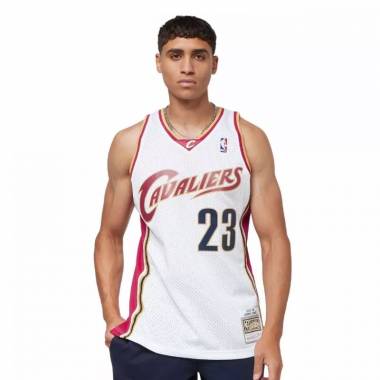 Mitchell & Ness NBA Swingman marškinėliai Cavaliers 03 Lebron James M SMJYCP19209-CCAWHIT03LJA