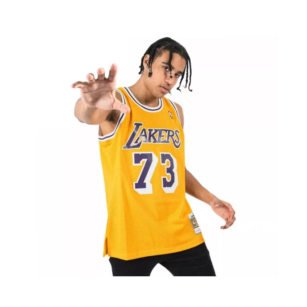 Mitchell & Ness Los Angeles Lakers NBA Swingman marškinėliai Lakers 1998 Dennis Rodman M SMJYCP20064-LALGOLD98DRD