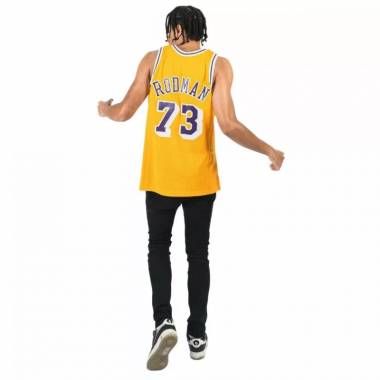 Mitchell & Ness Los Angeles Lakers NBA Swingman marškinėliai Lakers 1998 Dennis Rodman M SMJYCP20064-LALGOLD98DRD