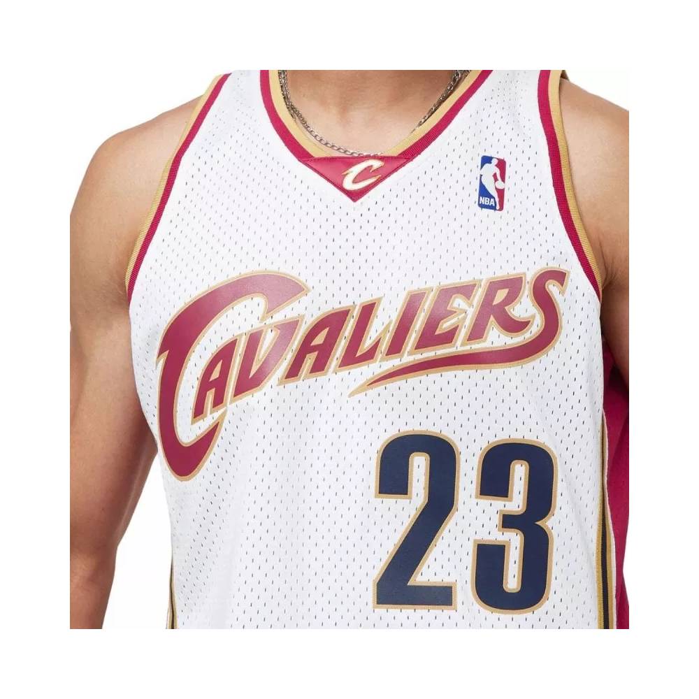 Mitchell & Ness NBA Swingman marškinėliai Cavaliers 03 Lebron James M SMJYCP19209-CCAWHIT03LJA