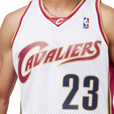 Mitchell & Ness NBA Swingman marškinėliai Cavaliers 03 Lebron James M SMJYCP19209-CCAWHIT03LJA