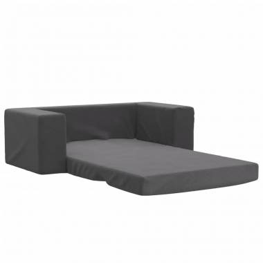 Vaikiška dvivietė sofa-lova iš pliušo įvairių spalvų