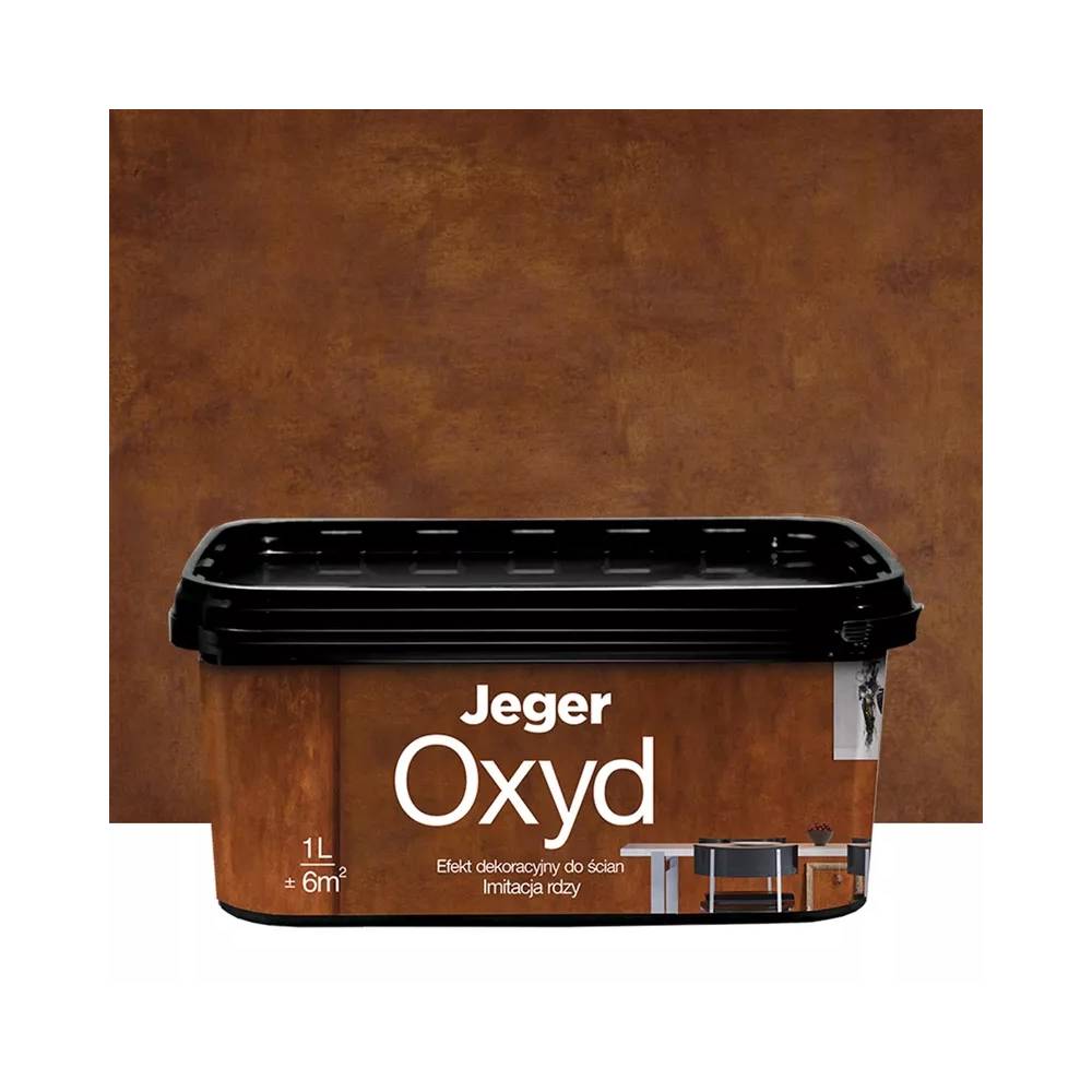 Dekoratyvinis tinkas Jeger OXYD, rusva, 1 l