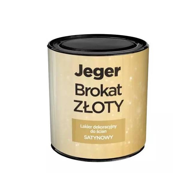 Dažai Jeger Brokat GOLD, aukso, gelsva su aukso blizgučiais, 0.5 l