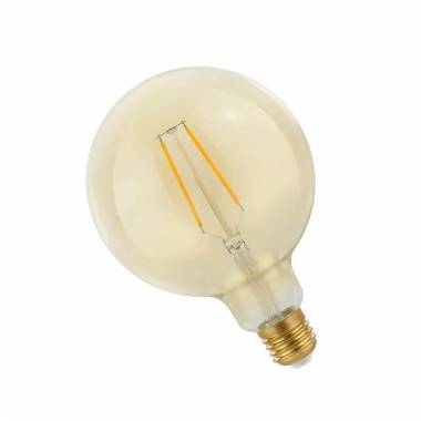 Lemputė Spectrum LED, G125, šiltai balta, E27, 4.9 W, 490 lm