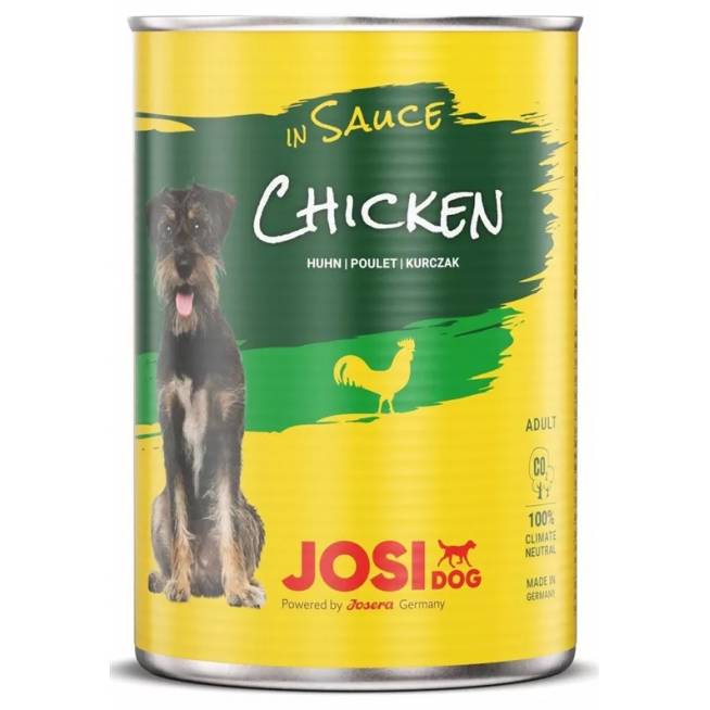 Šlapias šunų maistas Josera JosiDog Chicken in Sauce, vištiena, 0,415 kg