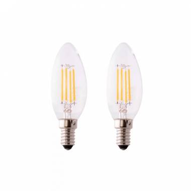 Lemputė Osram LED, B40, šiltai balta, E14, 4 W, 470 lm