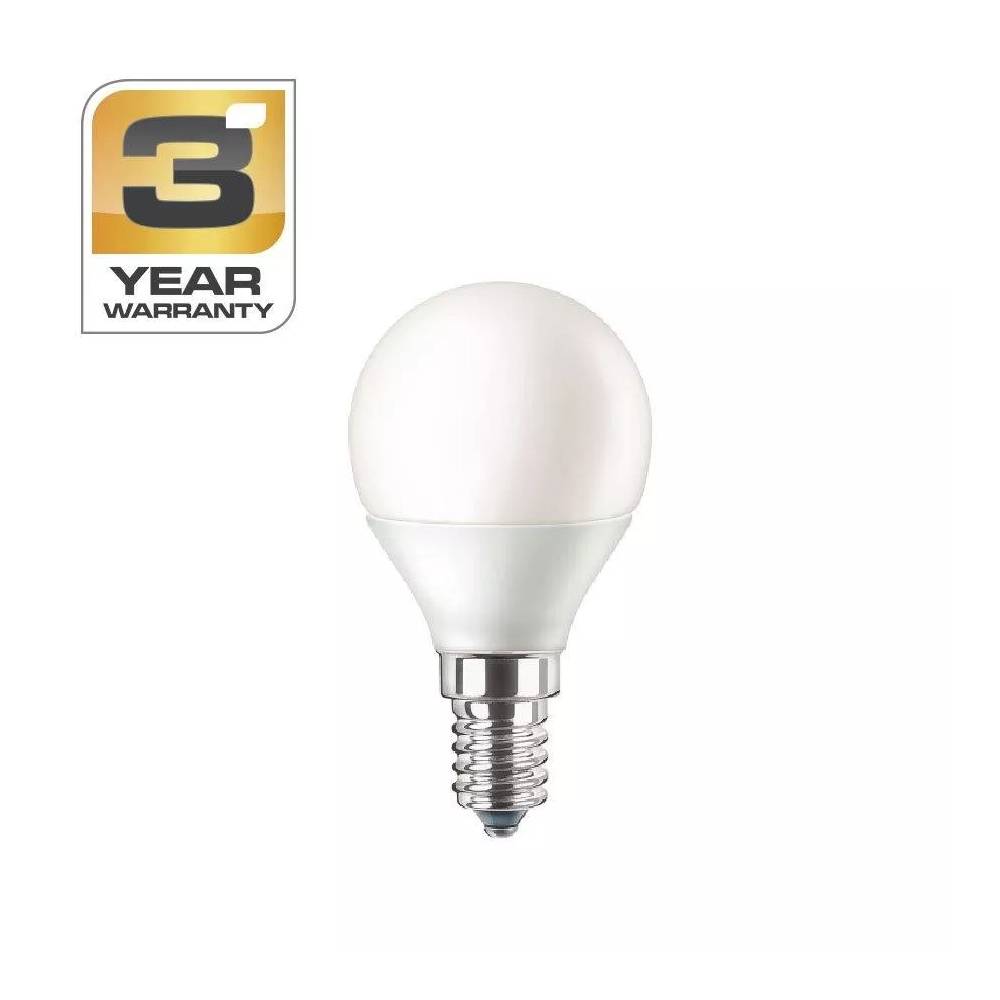 Lemputė, STANDART, LED, P45, 4.9W, E14, 2700K, 470lm, 3vnt.