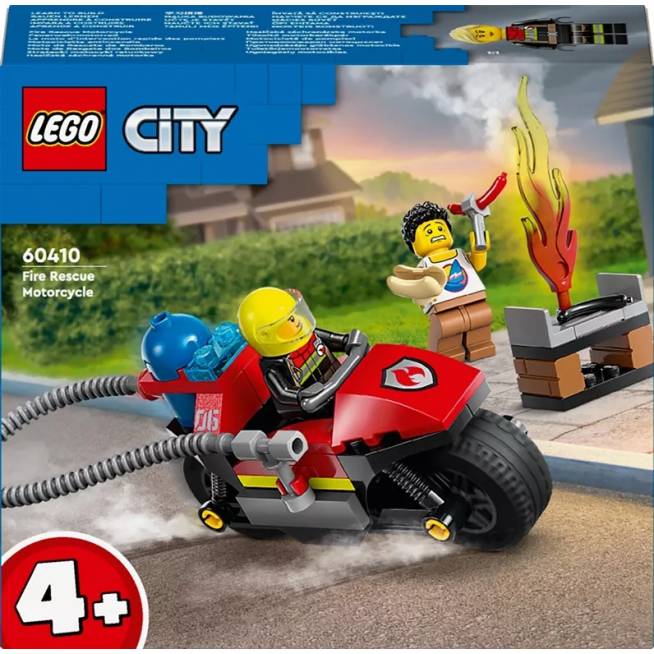 Konstruktorius LEGO City Ugniagesių motociklas 60410