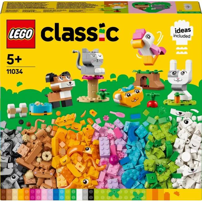 Konstruktorius LEGO Classic Kūrybiniai augintiniai 11034