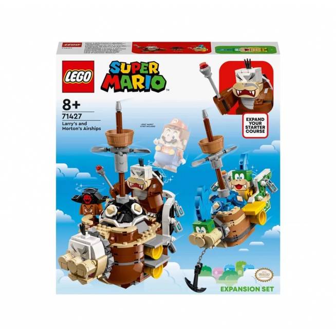 Konstruktorius LEGO Super Mario™ Lario ir Mortono orlaivių rinkinys 71427, 1062 vnt.