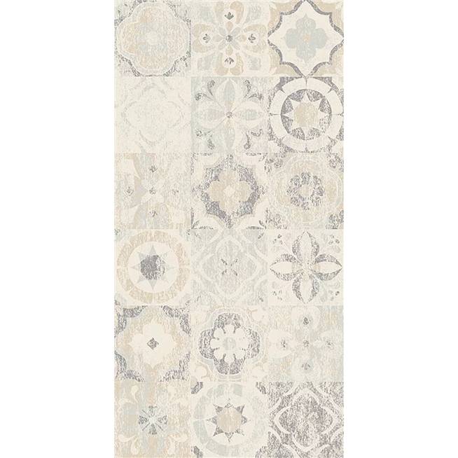 Plytelės, keraminė Ceramika Paradyz Iga Dekoras 4333990606249, 60 cm x 30 cm, balta