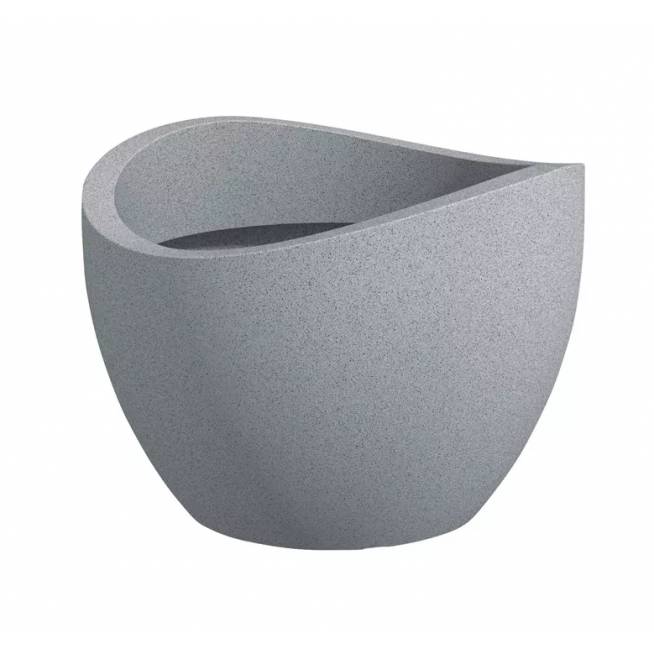 Vazonas Scheurich Stony Grey 59563, plastikinis, Ø 30 cm, pilkas