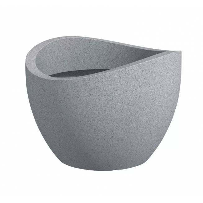 Vazonas Scheurich Stony Grey 59565, plastikinis, Ø 50 cm, pilkas