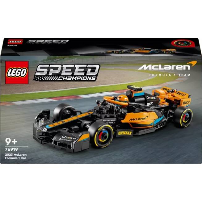 Konstruktorius LEGO Speed Champions 2023 metų Formulės-1 lenktyninis automobilis McLaren 76919