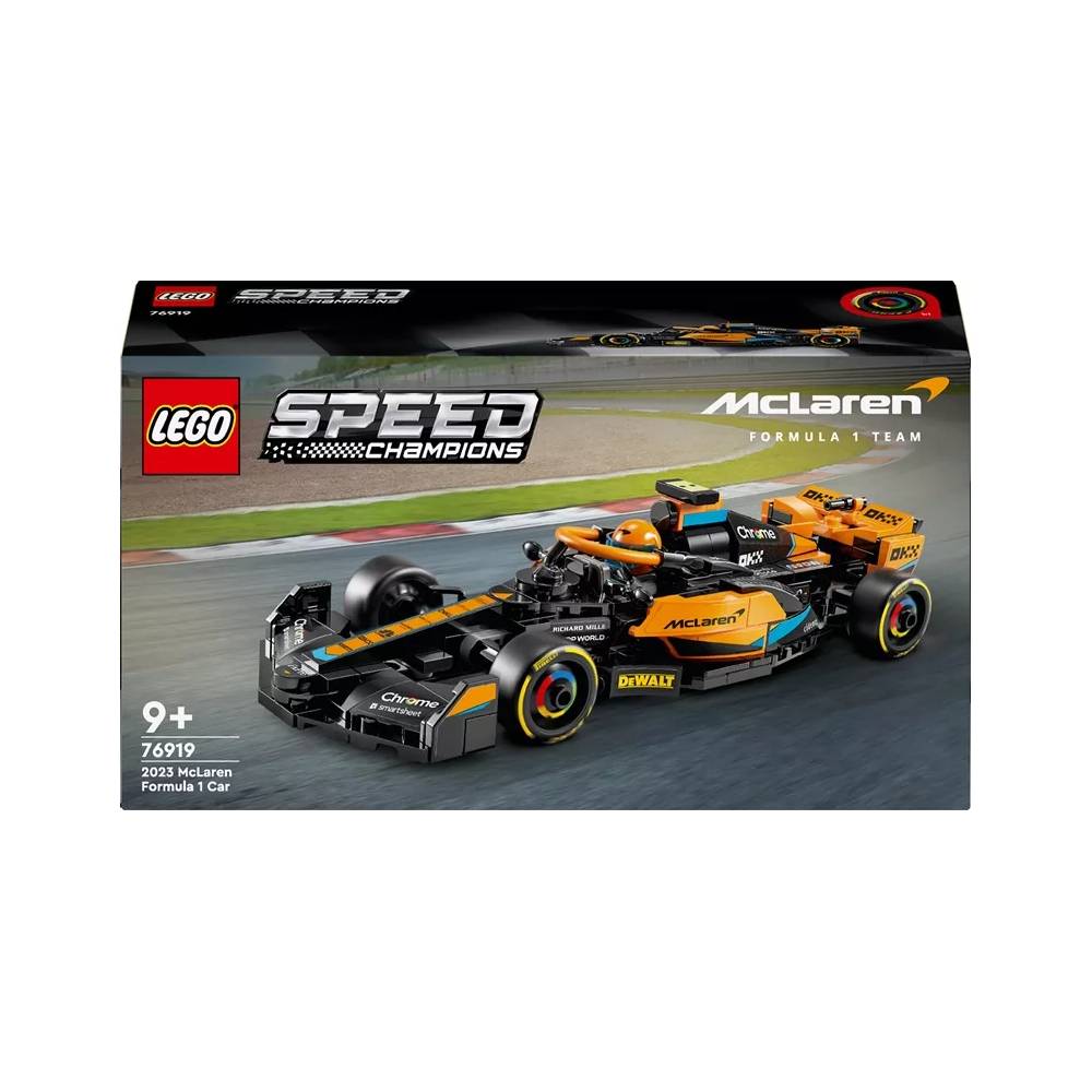 Konstruktorius LEGO Speed Champions 2023 metų Formulės-1 lenktyninis automobilis McLaren 76919