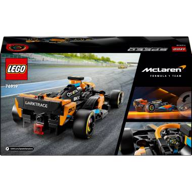 Konstruktorius LEGO Speed Champions 2023 metų Formulės-1 lenktyninis automobilis McLaren 76919