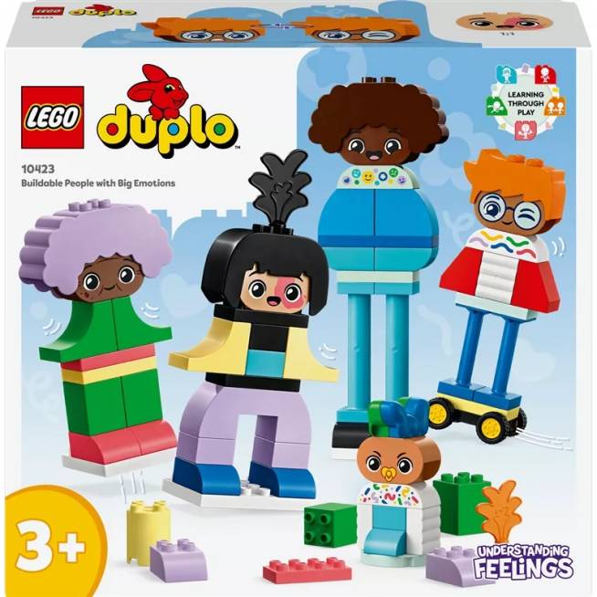 Konstruktorius LEGO DUPLO Town Konstruojami emocijų žmogeliukai 10423 10423