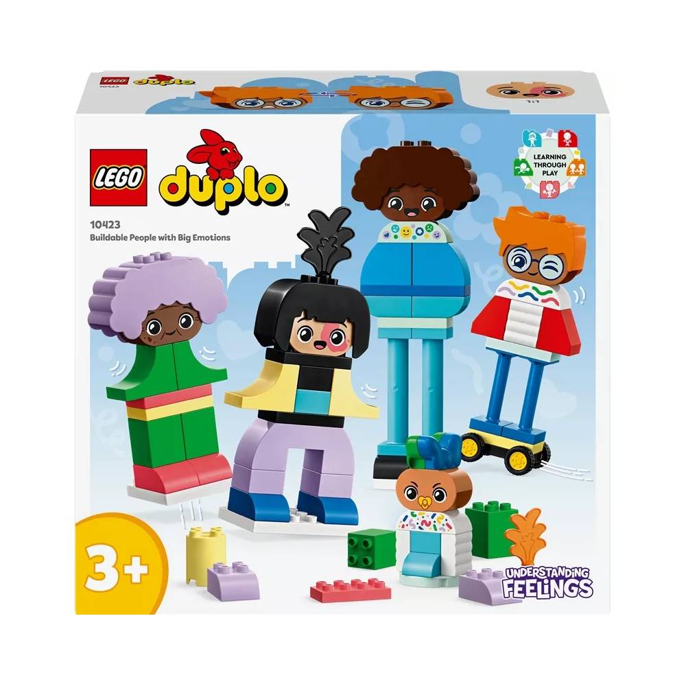 Konstruktorius LEGO DUPLO Town Konstruojami emocijų žmogeliukai 10423 10423