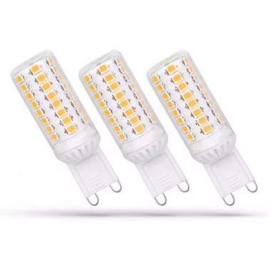 Lemputė Spectrum LED, šiltai balta, G9, 4 W, 380 lm, 3 vnt.