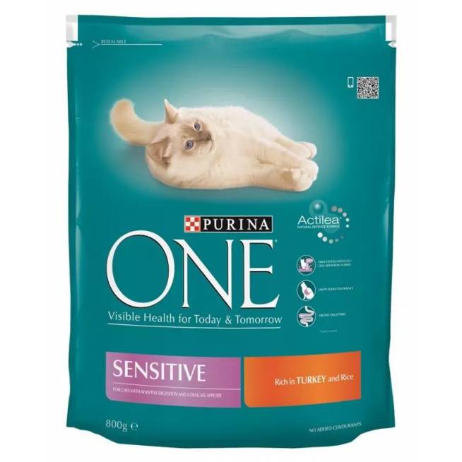 Sausas kačių maistas Purina, ryžiai, 0.8 kg