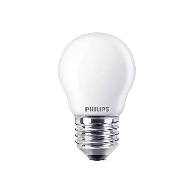 Lemputė Philips LED, P45, šiltai balta, E27, 60 W, 806 lm