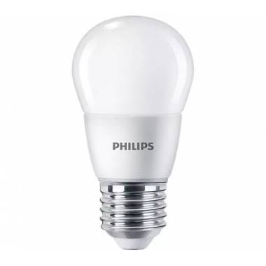 Lemputė Philips LED, P48, šaltai balta, E27, 7 W, 806 lm