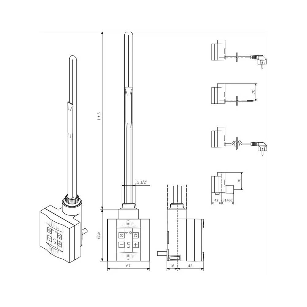 Kaitinimo elementas Terma, 300 W