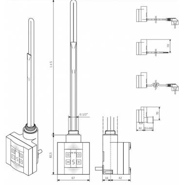 Kaitinimo elementas Terma, 300 W