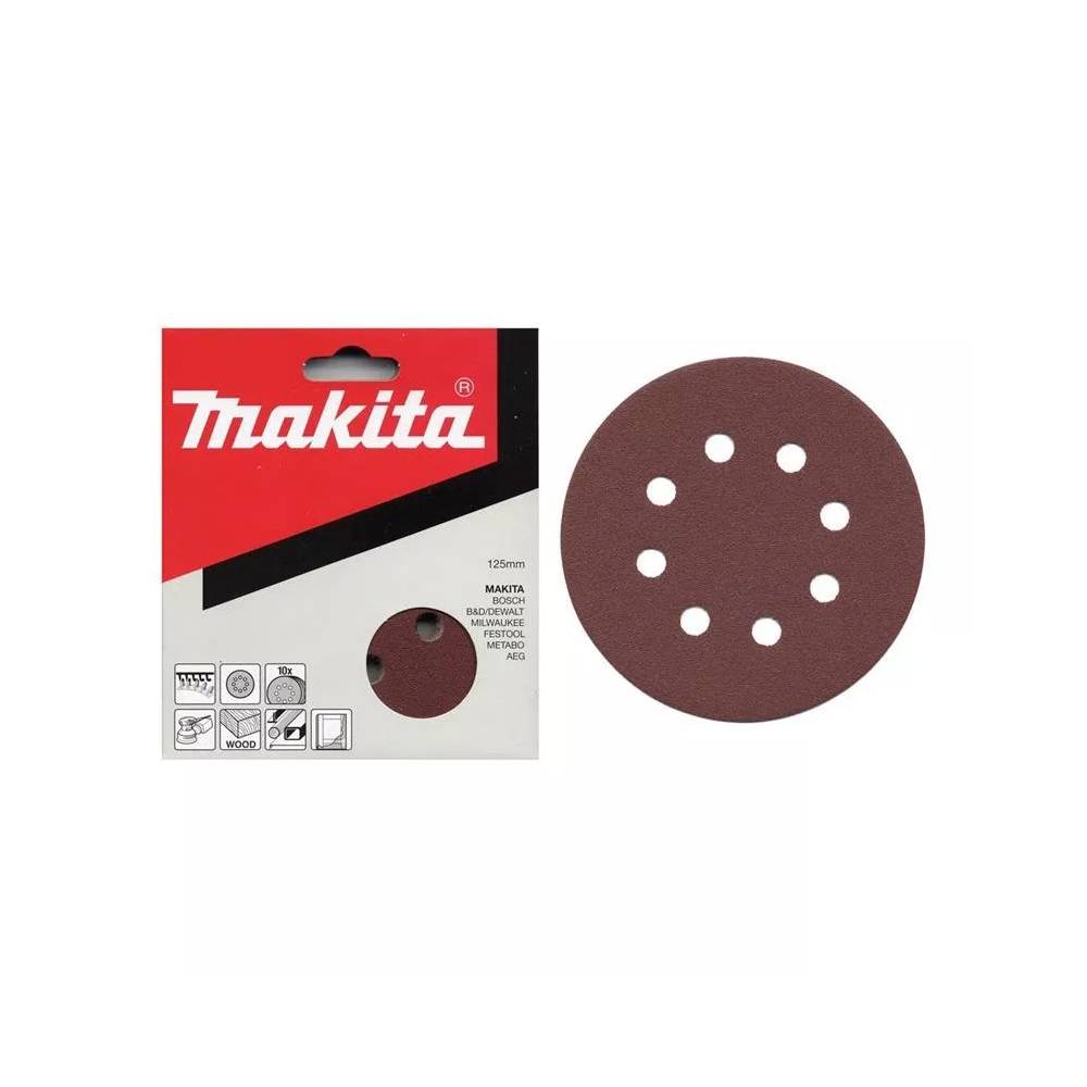 Šlifavimo lapas Makita P-43583, Ø 12.5 cm, 10 vnt.