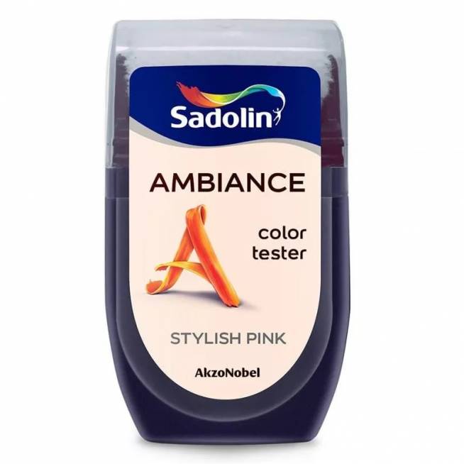 Spalvos testeris Sadolin Ambiance Color Tester, stylish pink, 0.03 l