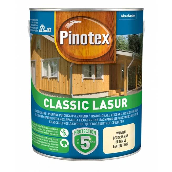 Impregnantas Pinotex Classic Lasur, tikmedis, 3 l