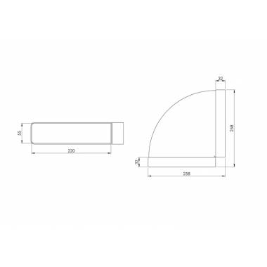 Alkūnė Europlast KLH25-90, 90 °