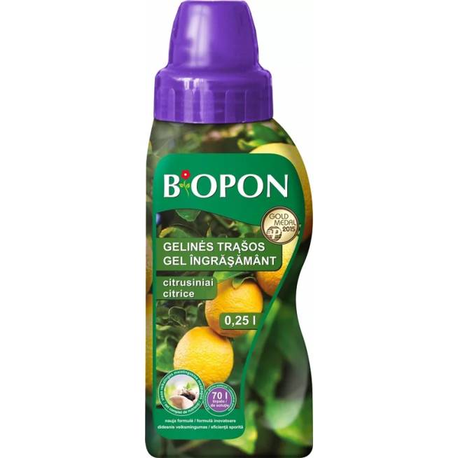 Trąšos citrusiniams augalams Biopon, skystos, 0.25 l