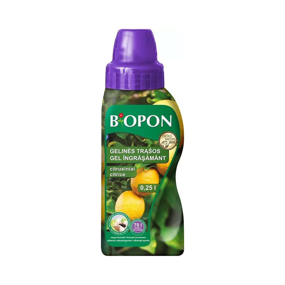 Trąšos citrusiniams augalams Biopon, skystos, 0.25 l