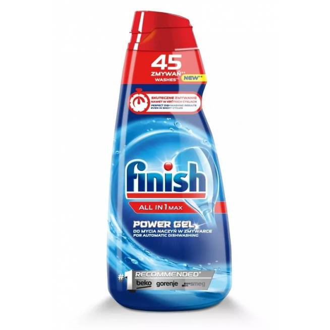 Indaplovių gelis Finish All in 1 Max Power Gel, 0.9 l