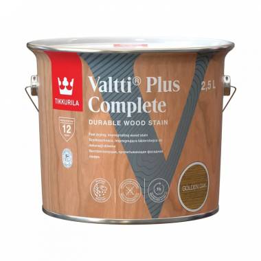 Impregnantas Tikkurila Valtti Plus Complete, ąžuolo, 2.5 l