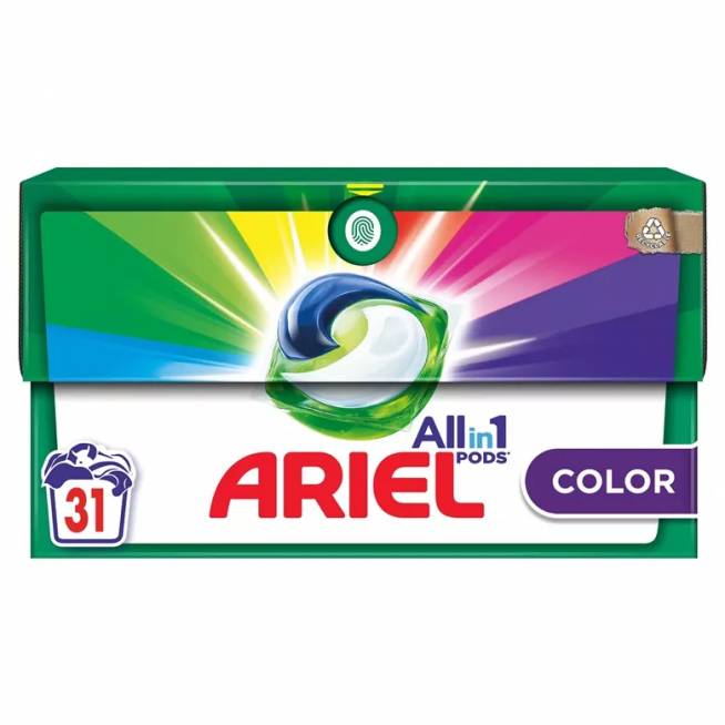 Skalbimo kapsulės Ariel Color, 31 vnt.