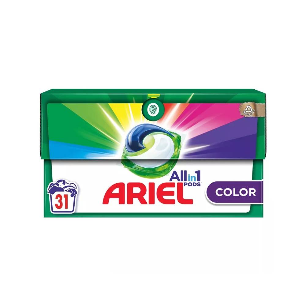 Skalbimo kapsulės Ariel Color, 31 vnt.