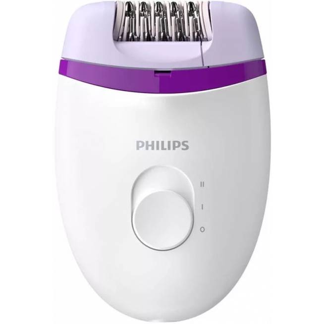 Epiliatorius Philips Satinelle Essential BRE225/00, balta/violetinė