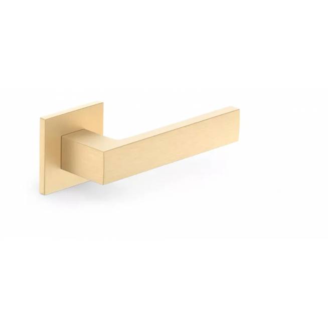 Durų rankena, vidaus Metal-Bud Q Slim Brushed Gold CUBE Q SLIM, aukso