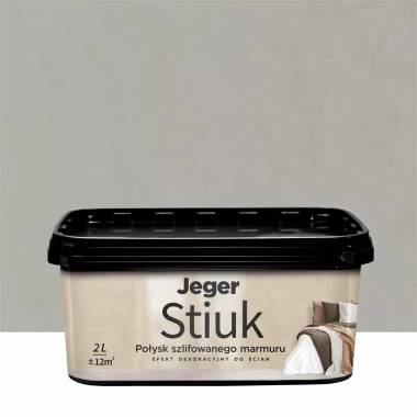 Dekoratyvinis tinkas Jeger STIUK GRAY, pilka, pilka, 2 l